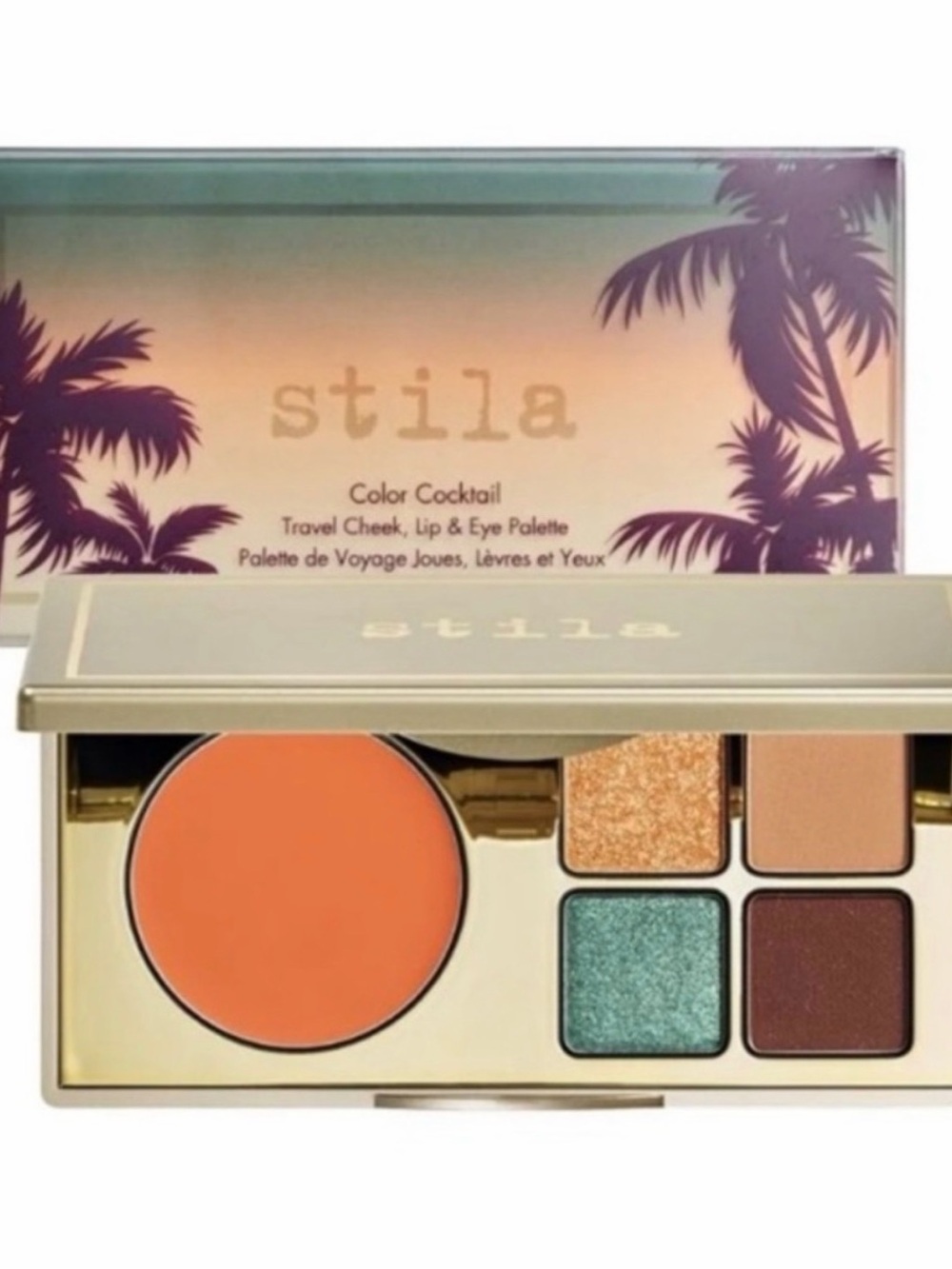 Stila Color Cocktail Travel Cheek, Lip & Eye Palette (TEQUILA SUNRISE)